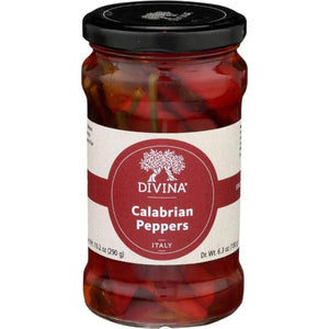 Divina - Peppers Calabrian, 9.2 Oz (Pack of 6)