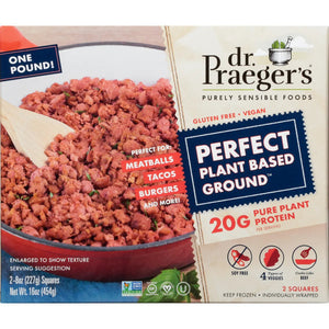 Dr Praeger's - Beef Ground Meatless, 16oz | Pack of 6