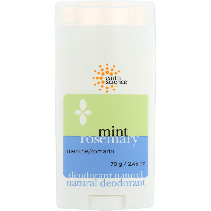 Earth Science - Deodorant Rosemary Mint, 2.45oz