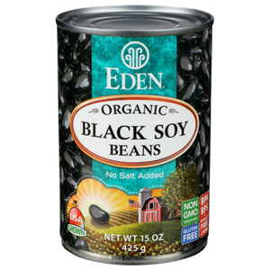 Eden Foods Organic Black Soy Beans No Salt 15 oz, pack of 1