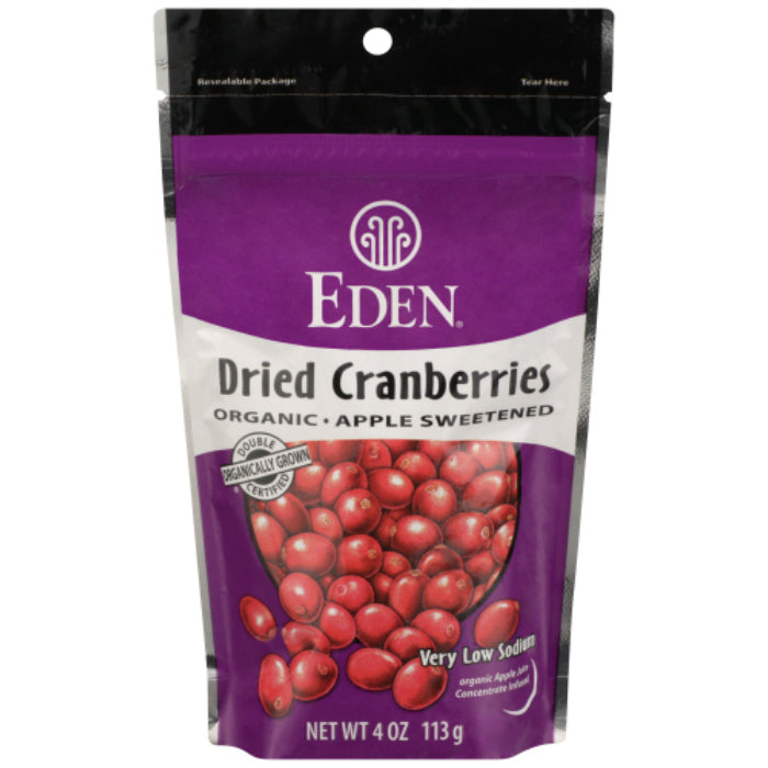 EDEN FOODS - FRUIT DRIED CRANBERRY 4 OZ - Pack of 1