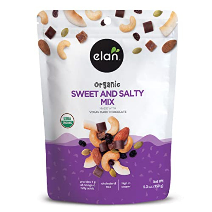 Elan Nut Sweet N Salty Mix Orga 5.3 Oz - Pack Of 8