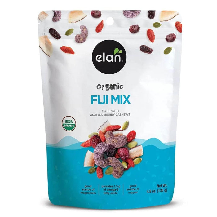 Elan Trail Mix Fiji Org 4.8 Oz - Pack Of 8