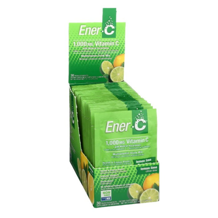 Ener-C - Vitamin Drink Mix Lemon Lime 1000 mg, 30 Packets (Pack of 1)