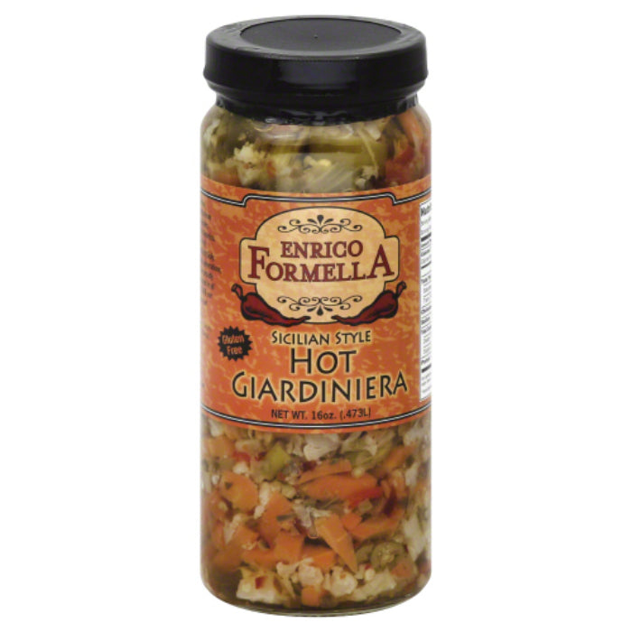 Enrico - Formella Giardiniera Hot 16 Oz - Pack of 12