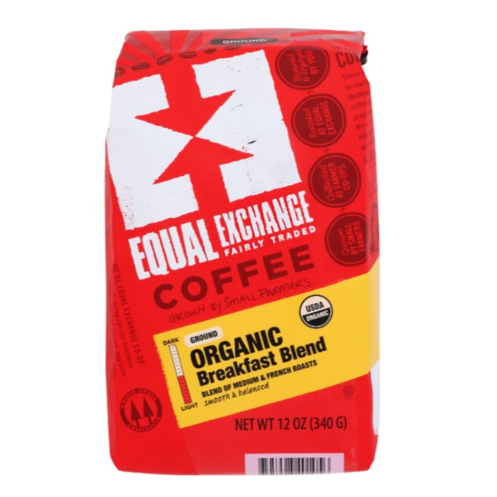 Equal Exchange - Coffee Drip Breakfast Org 12 Oz - Pack of 6