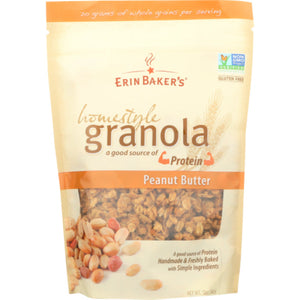 Erin Bakers - Granola Homestyle Peanut Butter 12 Oz - Pack Of 6