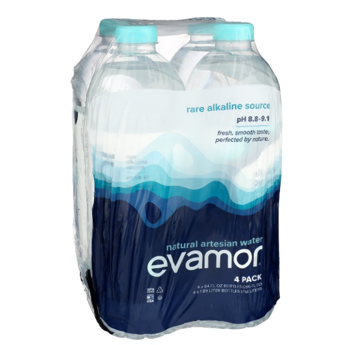 Evamor - Water Artesian 4 Pack, 256 Floz (Pack of 2)