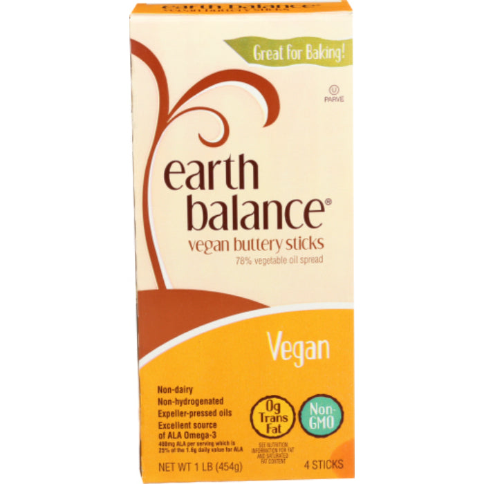 Earth Balance - Buttery Stick, 16 oz | Pack of 18