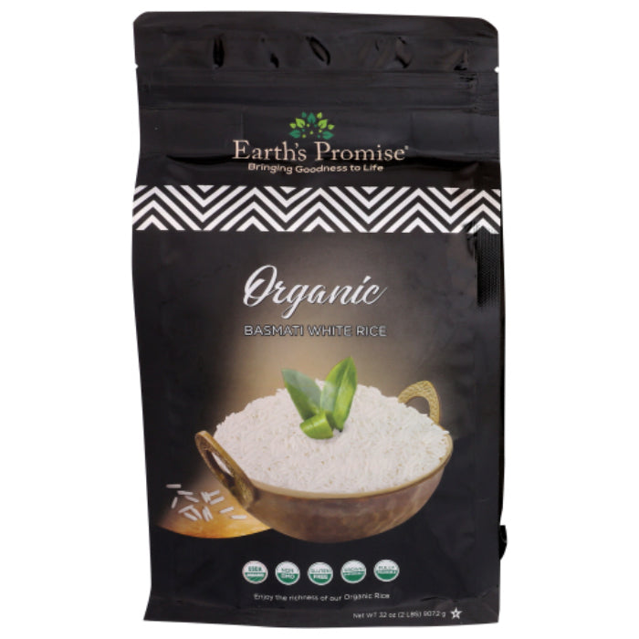 Earth's Promise - Rice Basmati White, Organic, 2 lb - Pack of 5