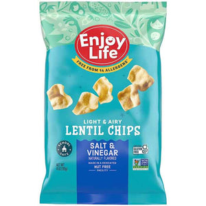 Enjoy Life - Chips Lentil Salt & Vinegar, 4oz | Pack of 12
