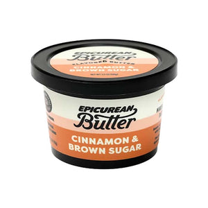 Epicurean Butter - Butter Plant Based Cinnamon Sugar, 3.5oz | Pack of 8