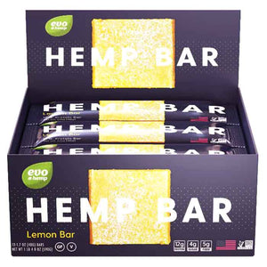 Evo Hemp - Bar Lemon Hemp, 1.7oz | Pack of 12