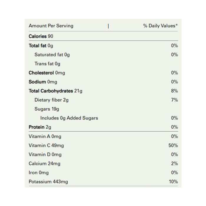 Evolution - Juice Citrus Ginger Zest - back