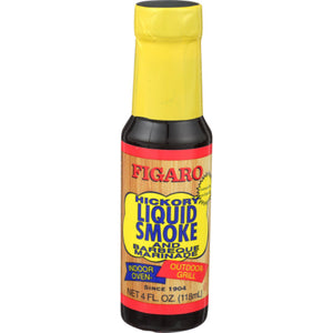 Figaro - Liquid Smoke Hickory BBQ 4 Oz - Pack Of 12