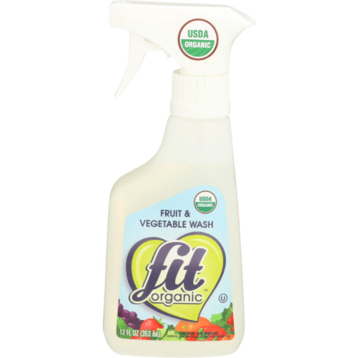 Fit Organic - Produce Wash Spray Organic, 12 Oz - Pack Of 12