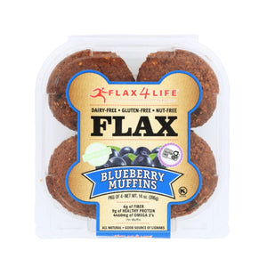 Flax4Life - Muffin Frozen Wild Blueberry 14 Oz - Pack Of 6