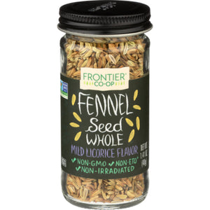 Frontier Herb - Fennel Seed Whole, 1.41 Oz - Pack Of 1