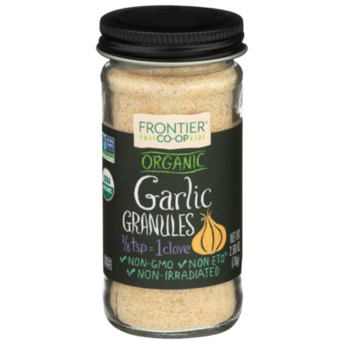 Frontier Herb - Seasoning Garlic Granules Organic (2.68 Oz - Pack of 1)