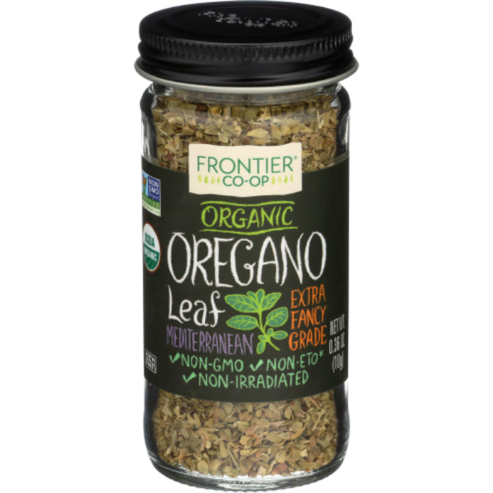 Frontier Herb - Seasoning Oregano Organic Bttl 0.36 Oz - Pack Of 1