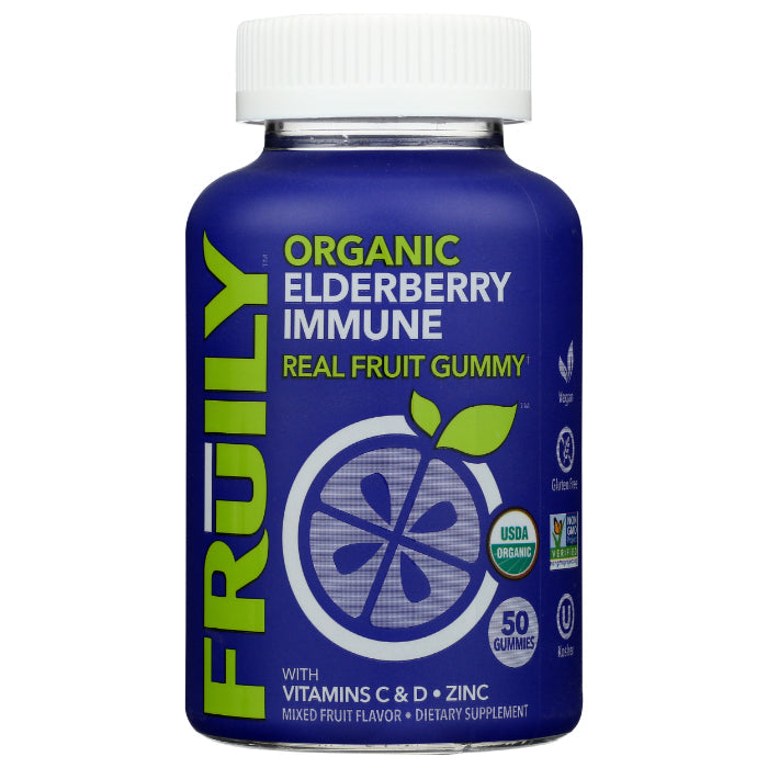 Fruily - Elderberry Immune Gummy, 50 Each (Pack of 1)