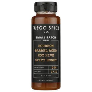 Fuego Spice Co - Honey Hot Bourbon Barrel, 12 Floz (Pack of 6)