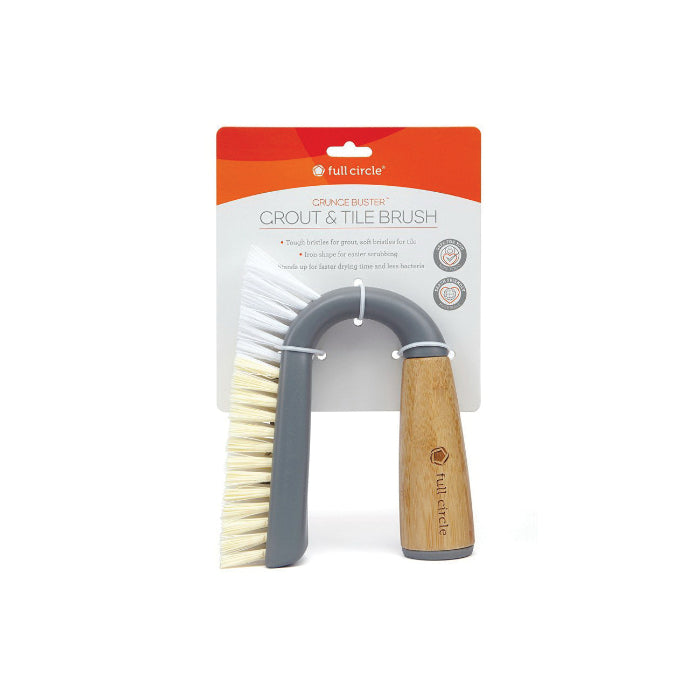 Full Circle Home - Grout & Tile Brush Grey, 1 Each (Pack of 6)