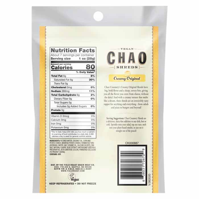 Field Roast - Cheese Slices - Original, 7oz (Pack of 8)