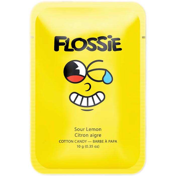 Flossie - Sour Lemon Cotton Candy, .35oz