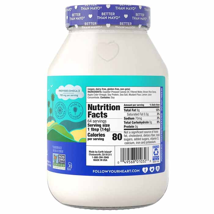 Follow Your Hea - Vegenaise - Original, 32oz (Pack of 6)