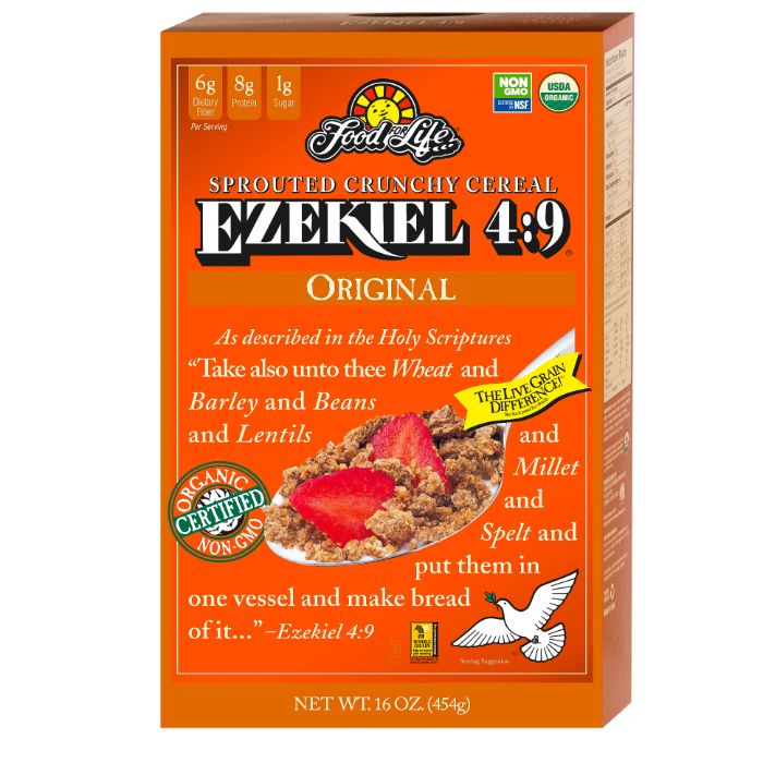 Food For Life - Cereal Ezekiel 4;9 Original Organic, 16 Oz (Pack of 3)