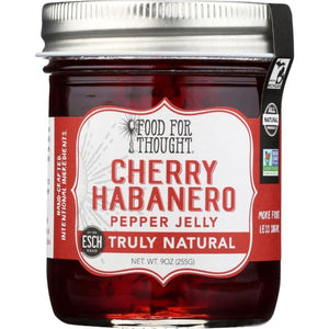 Food For Thought - Preserve Cherry Habanero 9 Oz - Pack Of 6