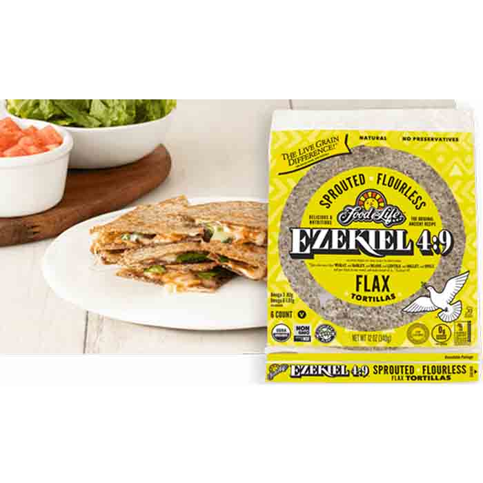 Food For Life - Tortilla Sprouted Flax Ezekiel, 12oz
