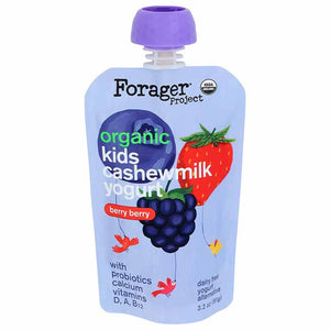 Forager - Yogurt Pouch Cashewmilk Berry Berry, 3.2fo | Pack of 8