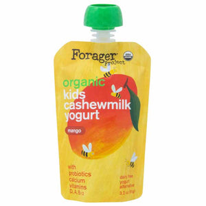 Forager - Yogurt Pouch Cashewmilk Mango, 3.2ozfo | Pack of 8