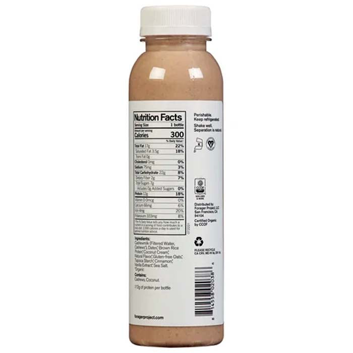 Forager - Nutmilk Nuts & Vanilla - back