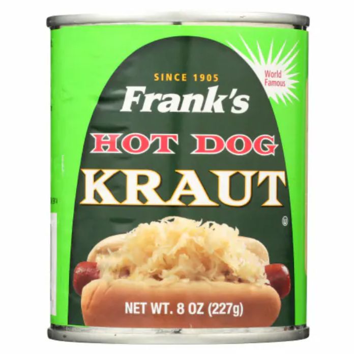 Franks Sauerkraut Hot Dog 8 Oz - Pack Of 12