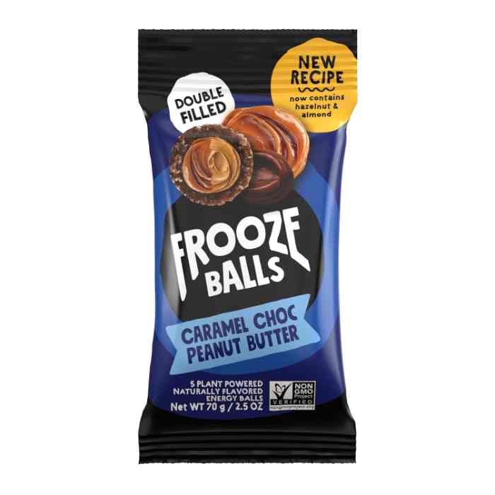 Frooze Balls - Caramel Chocolate Peanut butter Energy Balls, 2.5oz