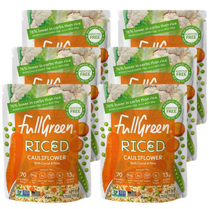FullGreen - Riced Cauliflower Pea Carrot, 6.7oz | Pack of 6