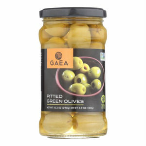 Gaea North America - Olive Olympian  Green Pitted  4.9 Oz - Pack Of 8