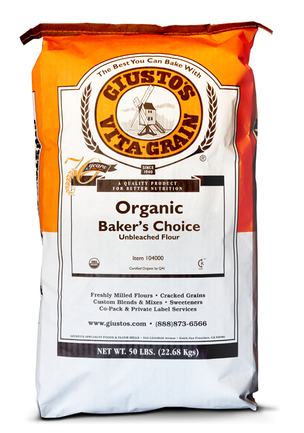 GIUSTO'S - Organic Baker's Choice Unbleached Flour