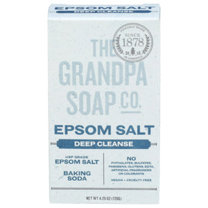 GRANDPAS - SOAP BAR EPSOM SALT 4.25 OZ - Pack of 1