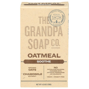 GRANDPAS - SOAP BAR OATMEAL 4.25 OZ - Pack of 1