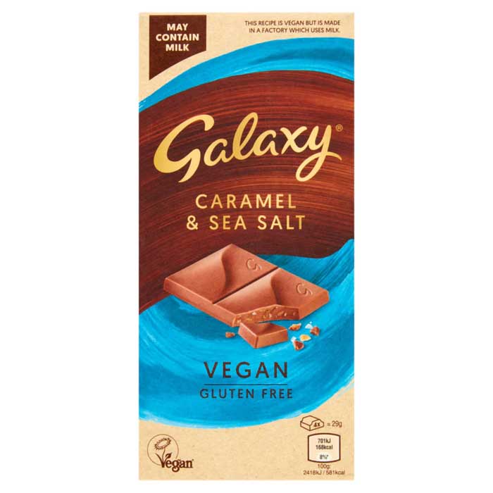 Galaxy - Chocolate Bar Caramel & Sea Salt, 135g