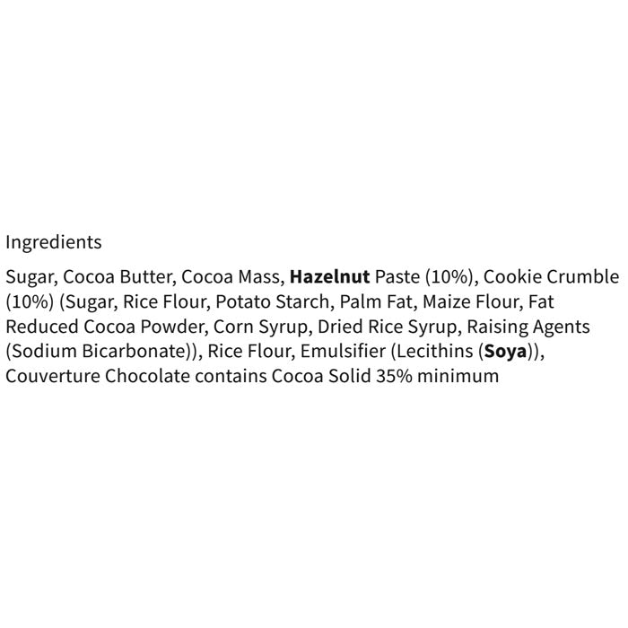 Galaxy - Chocolate Bar Vegan Crumbled Cookie, 25g - Back