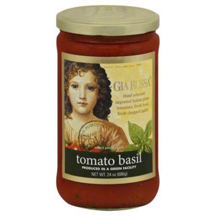 Gia Russa - Sauce Tomato & Basil 24 Oz - Pack Of 6