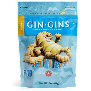 Ginger People - Ginger Chew Peanut Bag 3 Oz - Pack Of 12