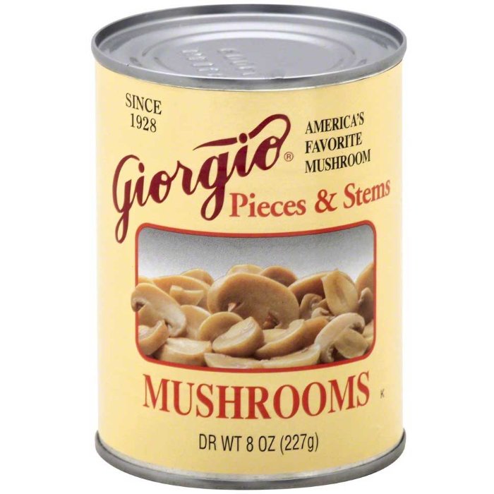 Giorgio - Mushroom Pieces N Stems 8 Oz - Pack Of 12