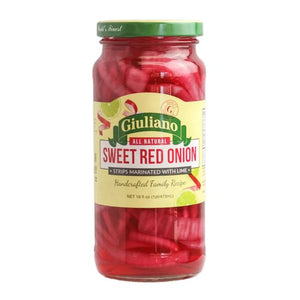 Giuliano - Onion Strips Sweet Red 16 Oz - Pack Of 6