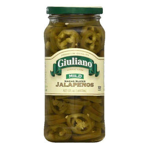 Giuliano - Peppr Jalapeño Sliced Ncho Mld 16 Oz - Pack Of 6